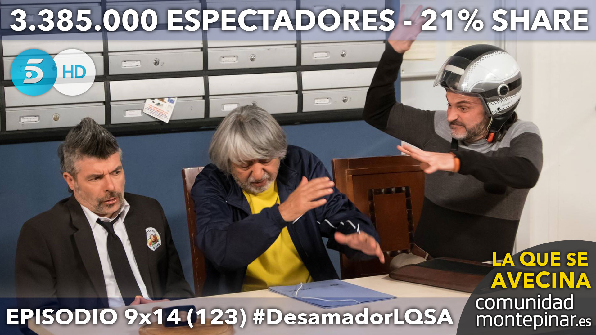 LQSA 9x14 Audiencias