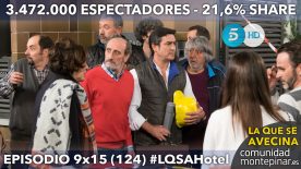 LQSA 9x15 Audiencias