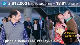 LQSA 10x08 - Audiencias